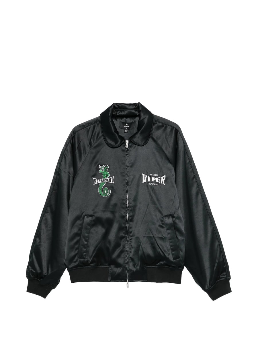 Represent Represent Viper-embroidered Zip-fastening Jacket
