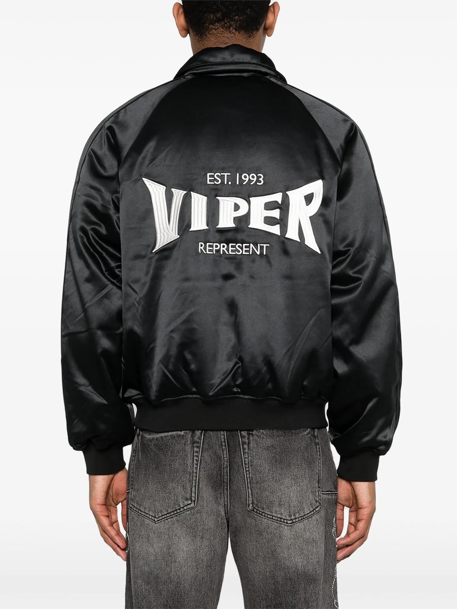 Represent Represent Viper-embroidered Zip-fastening Jacket, view 5