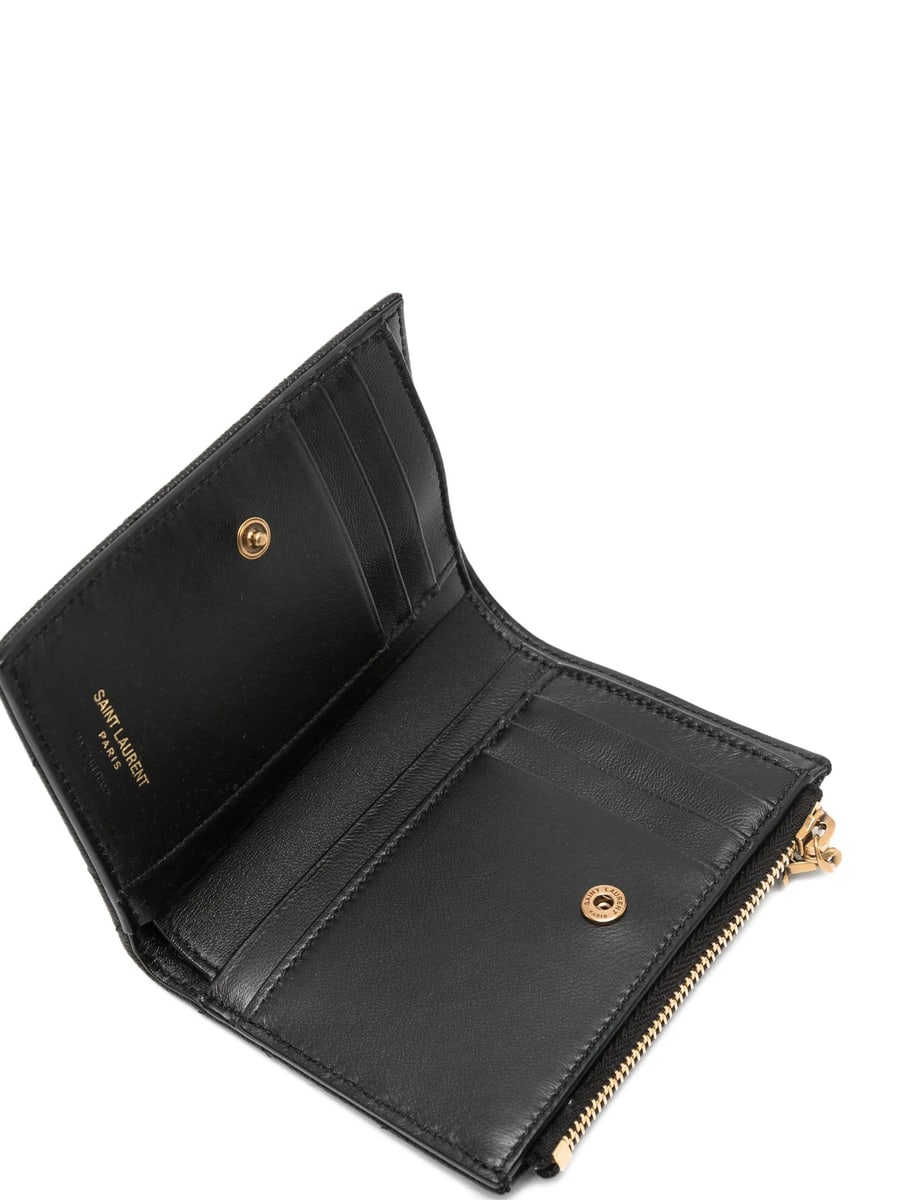 Saint Laurent Saint Laurent Quilted Wallet, view 2
