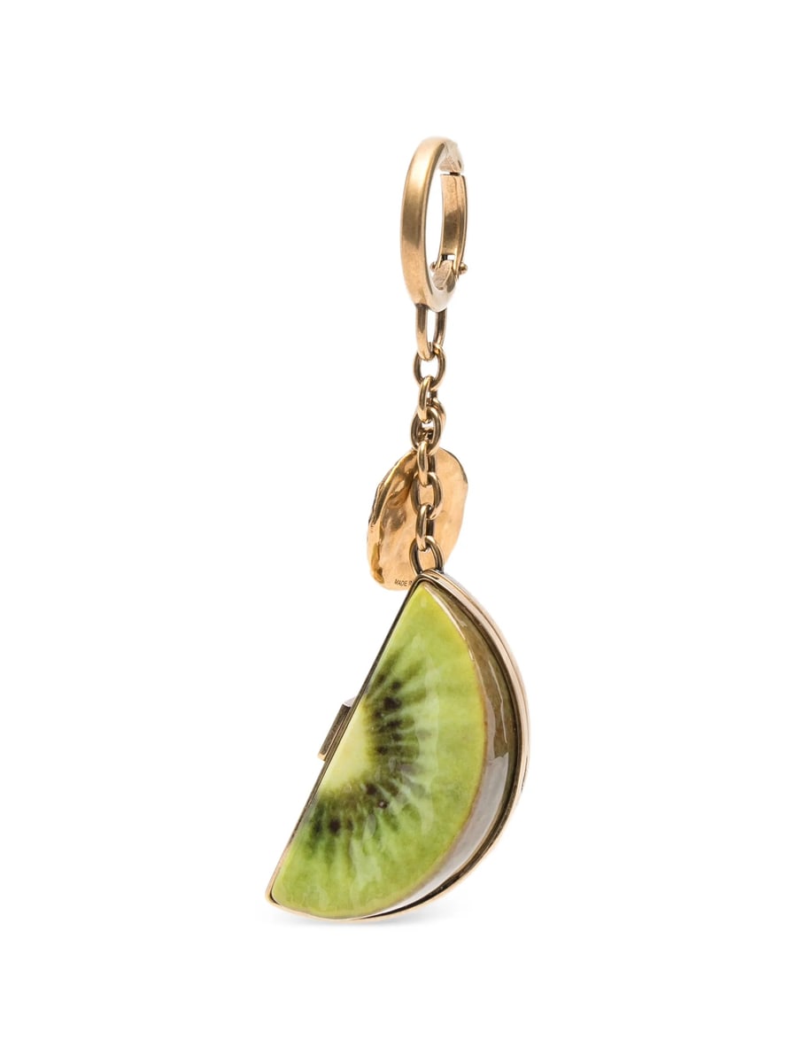Saint Laurent Saint Laurent Kiwi-charm Keyring, view 3