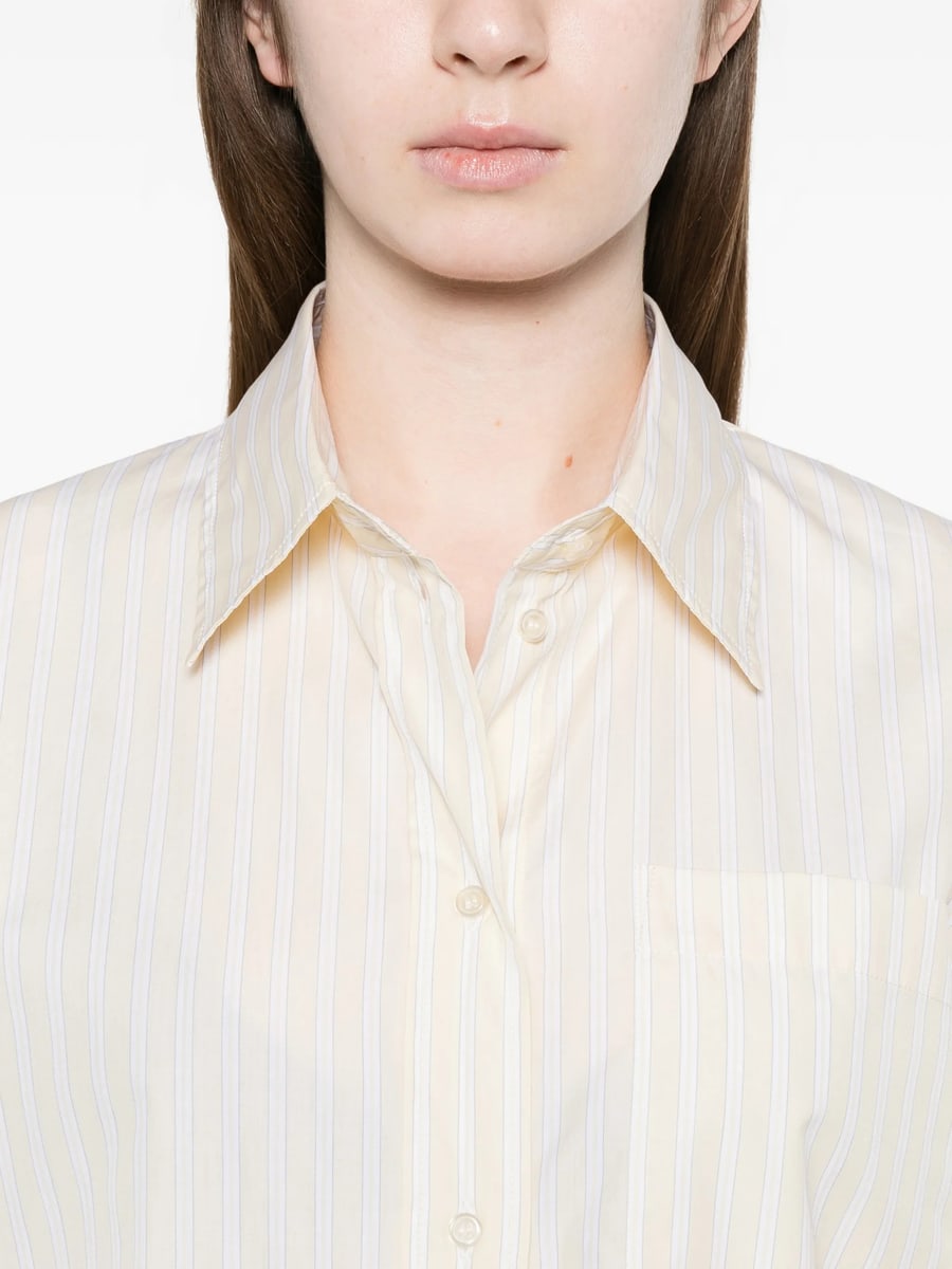 Soeur Soeur Striped Cotton Shirt, view 4
