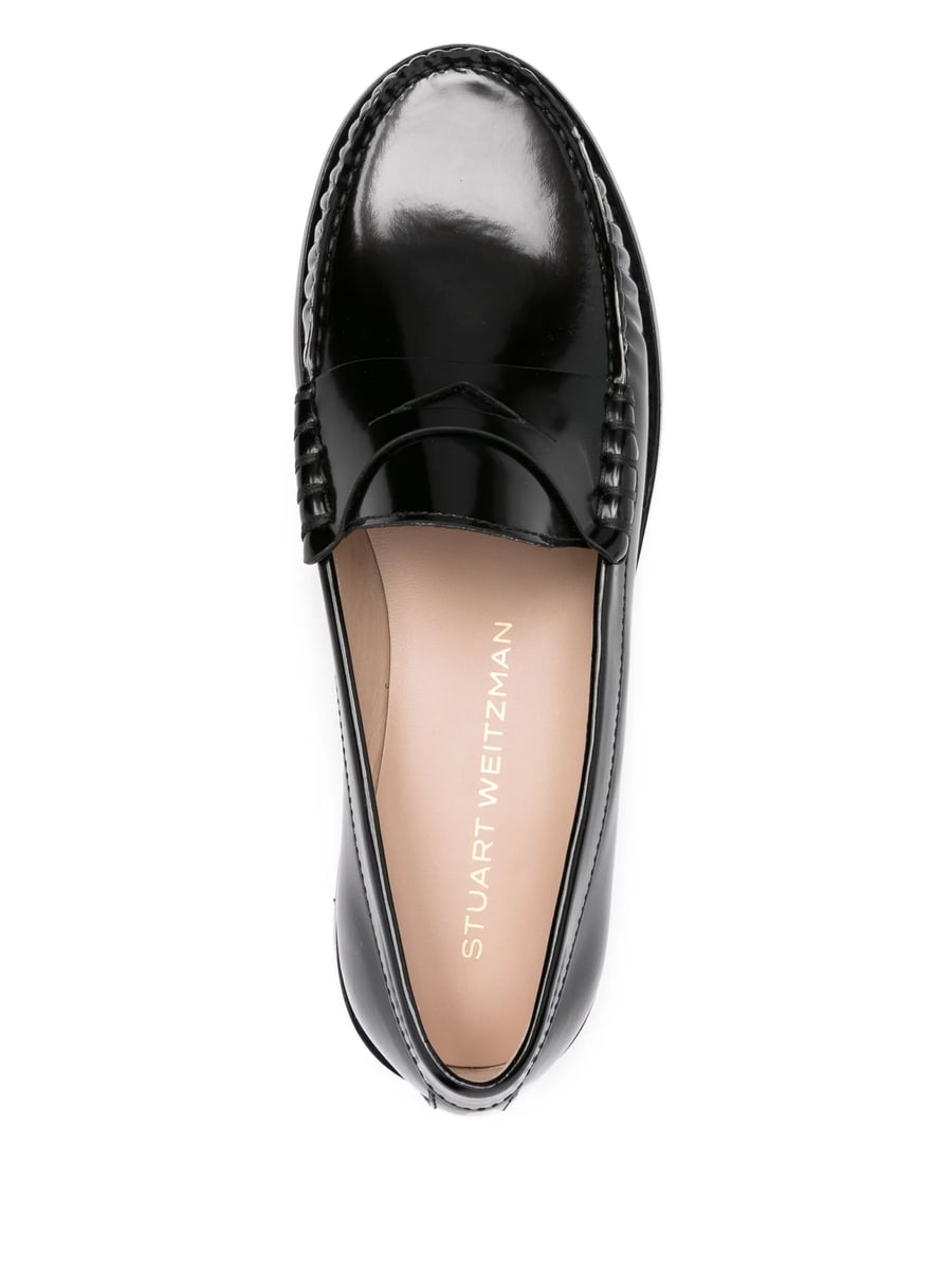 Stuart Weitzman Stuart Weitzman Leather Loafers, view 4