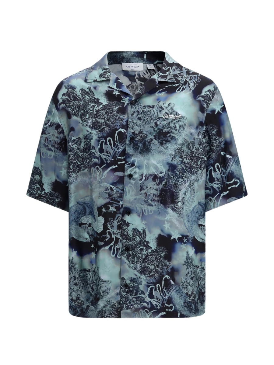 Off-White Off-white Printed Bowling Shirt