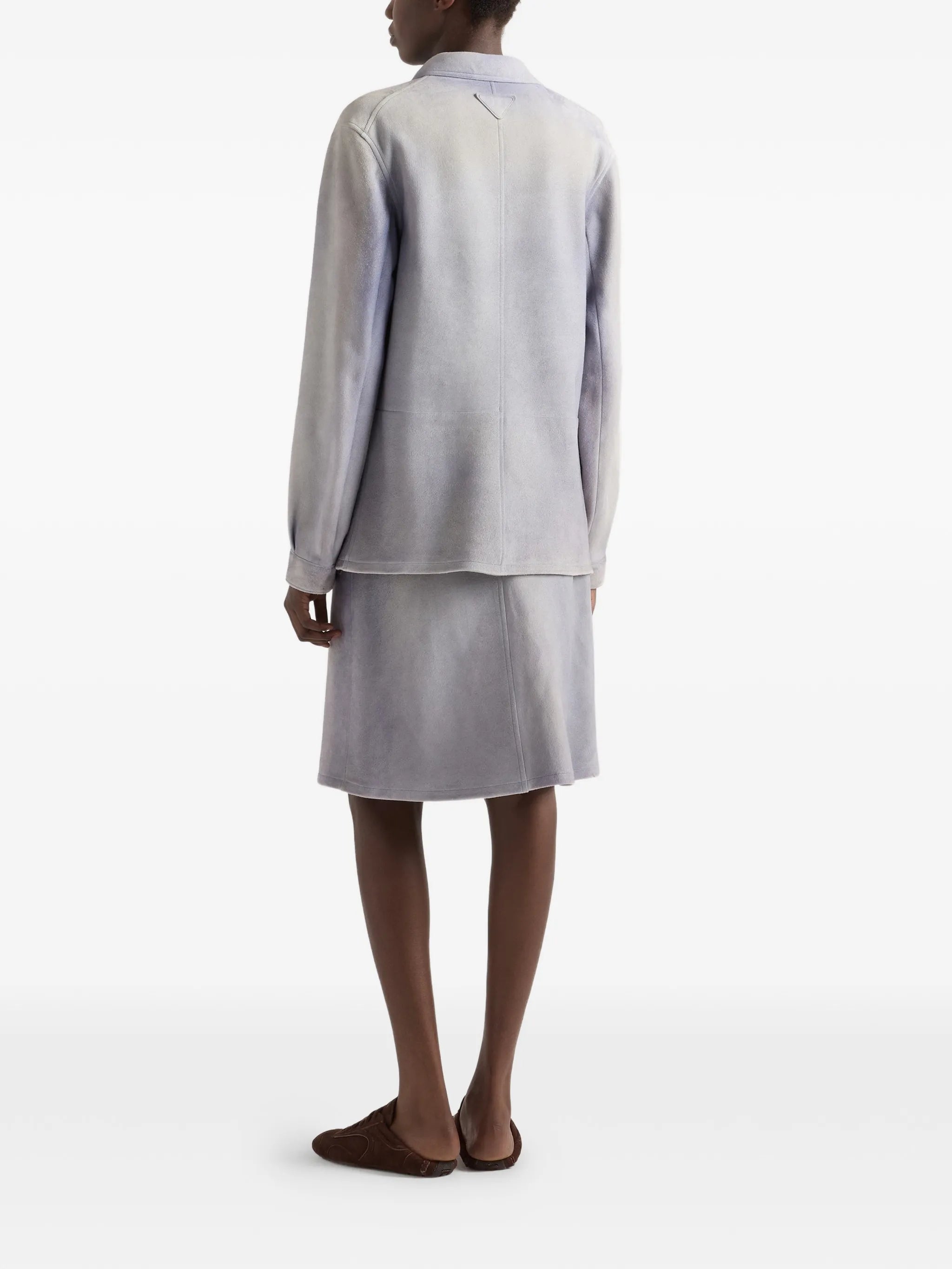 Prada Prada Suede Caban Jacket, view 2
