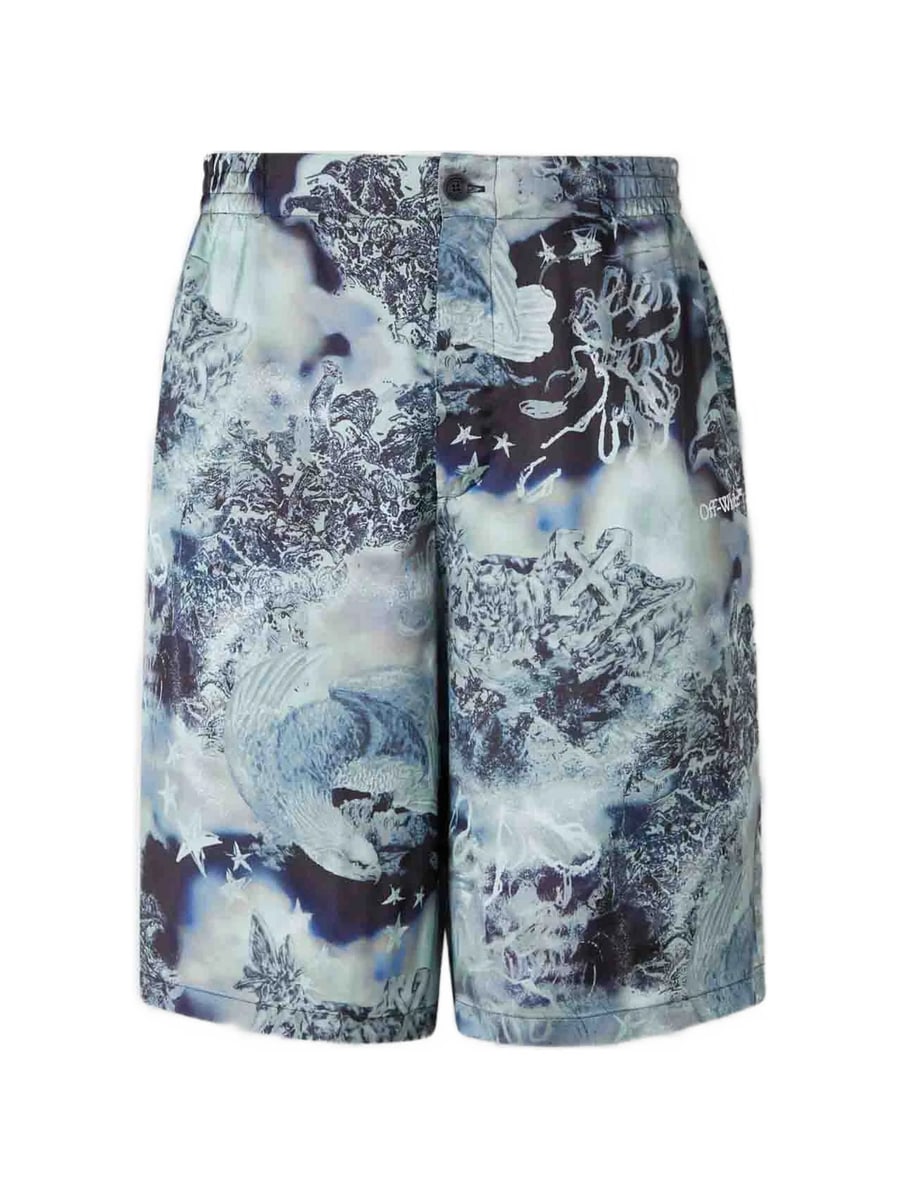 Off-White Off-white Graphic-print Shorts