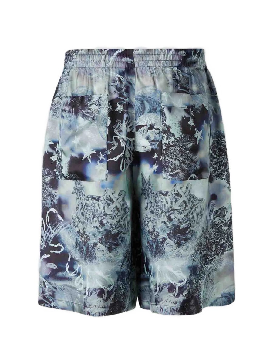 Off-White Off-white Graphic-print Shorts, view 4
