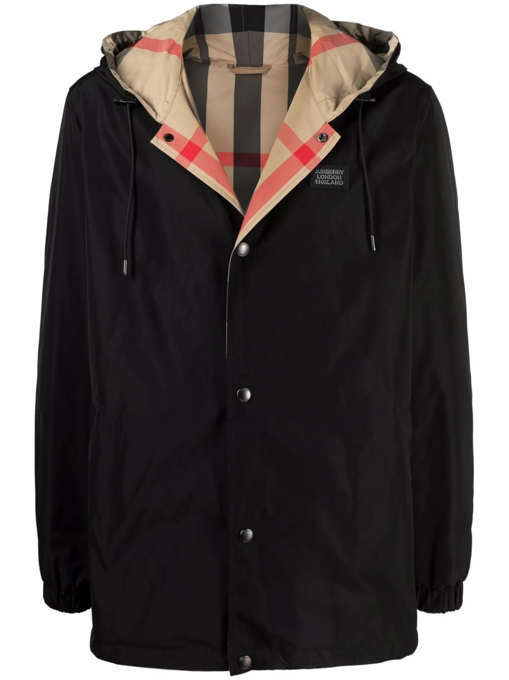 Burberry Burberry Reversible Check Hooded Jacket