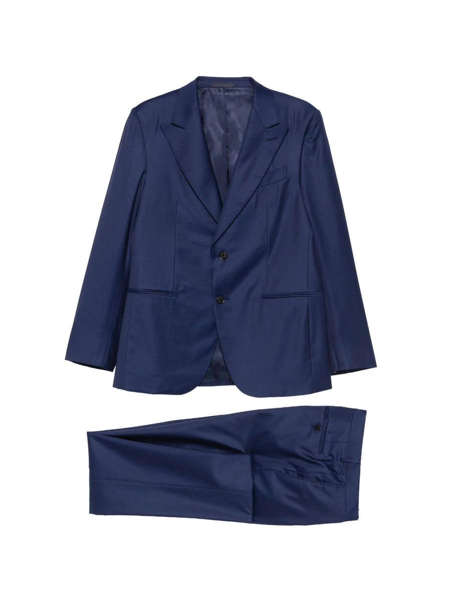 Caruso Caruso Peak-lapel Suit