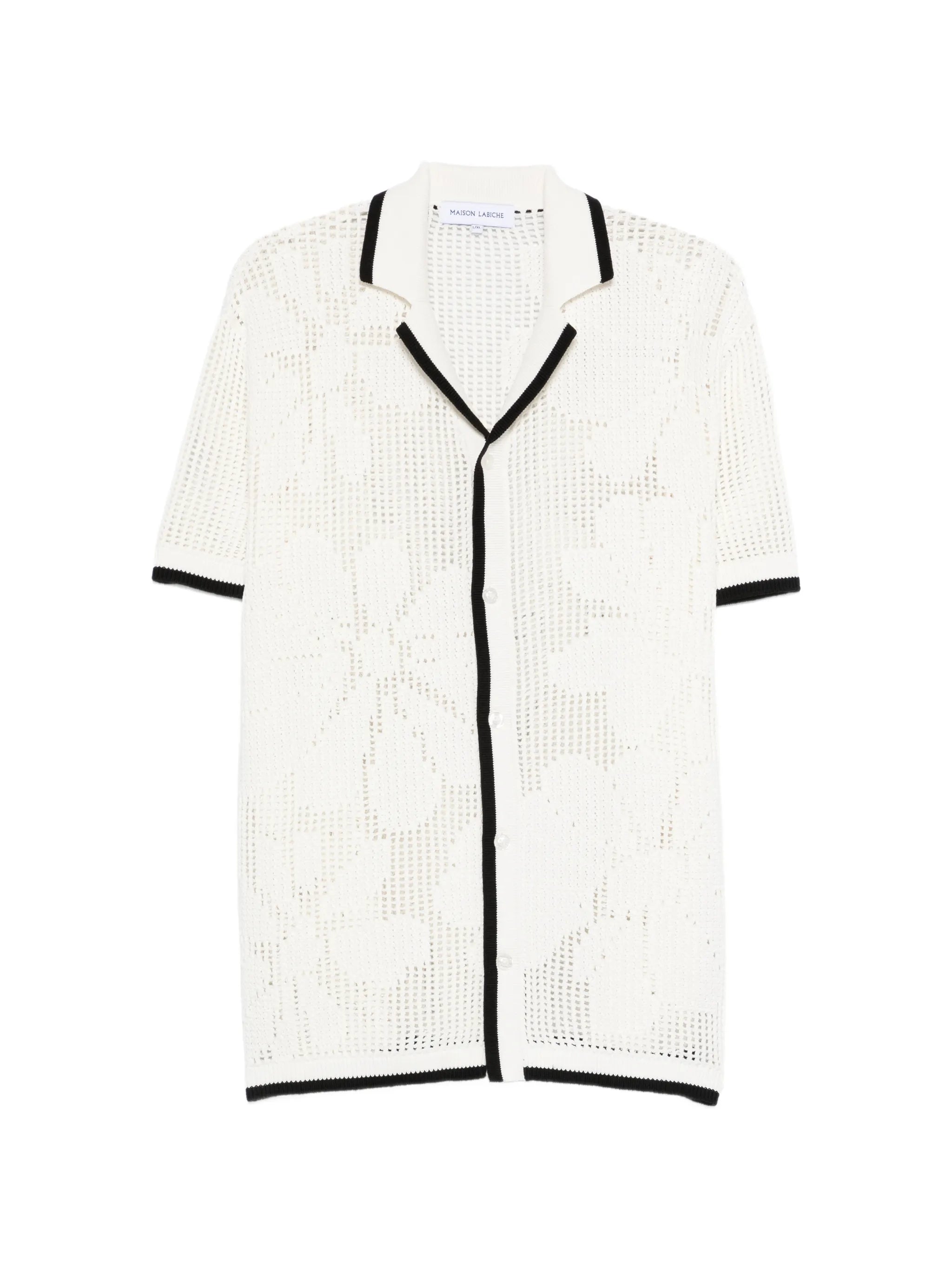 Maison Labiche Maison Labiche Beurert Flowers Contrast-trim Shirt