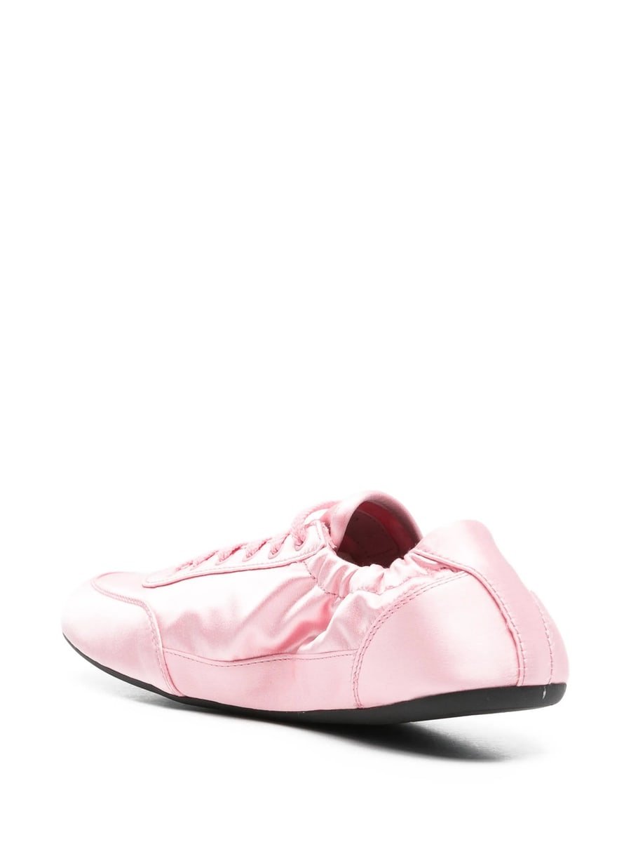 Prada Prada Collapse Ruched Sneakers, view 3