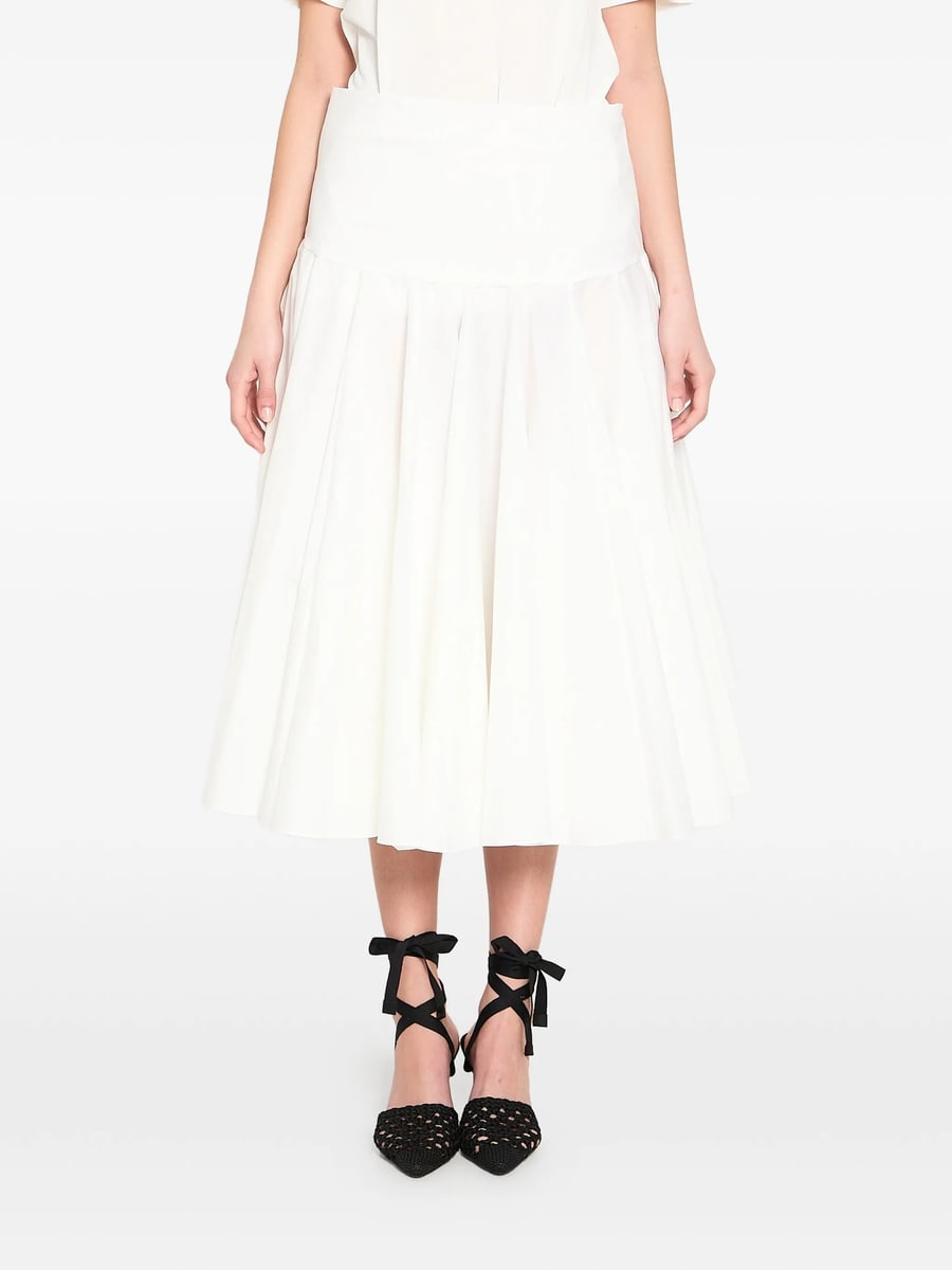 Jacquemus Jacquemus Draped Midi Skirt