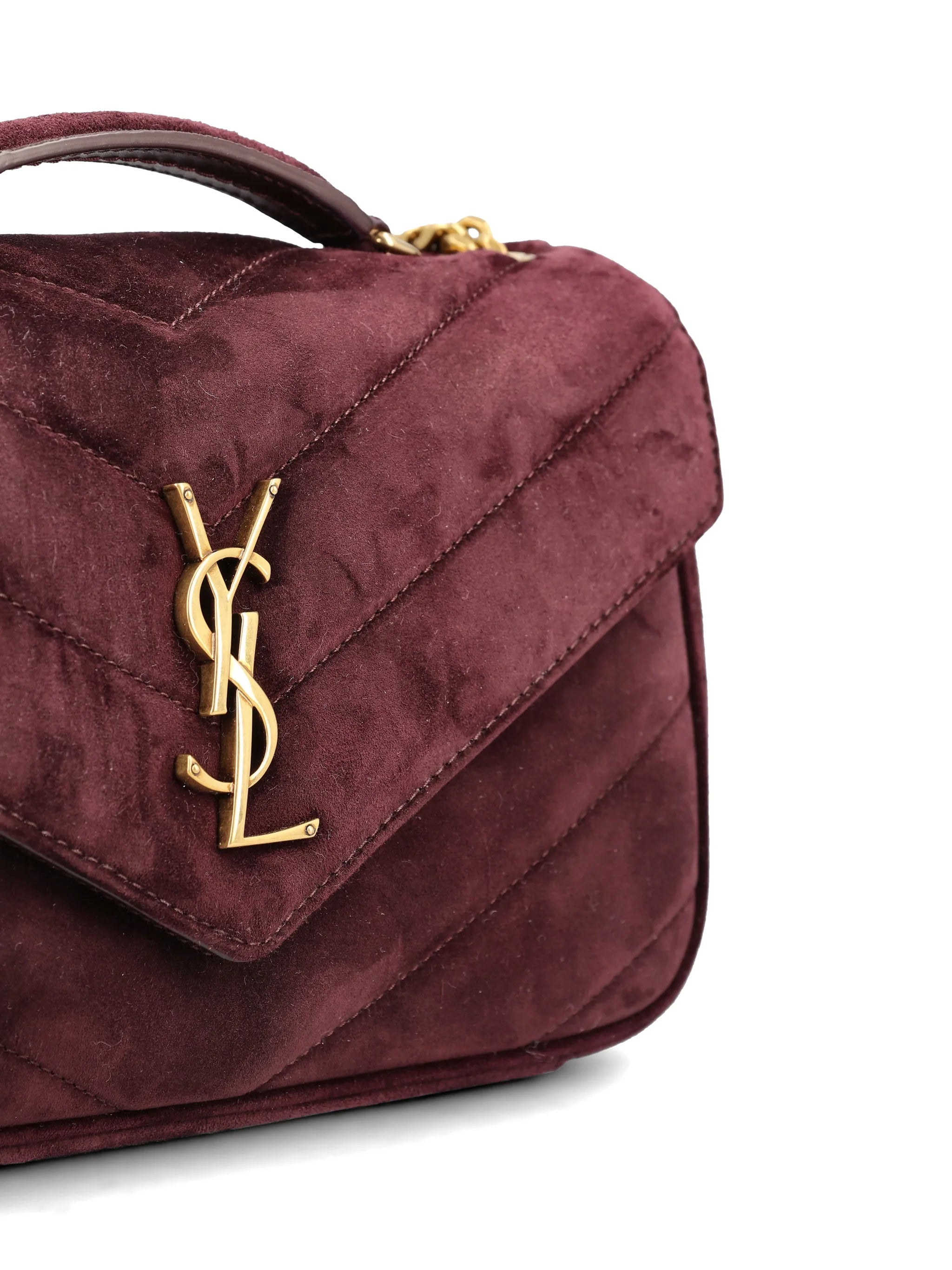 Saint Laurent Saint Laurent Small Loulou Shoulder Bag, view 2
