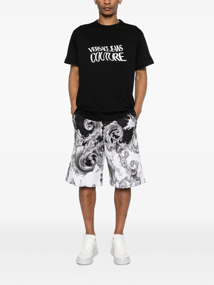 Versace Jeans Couture Versace Jeans Couture Barocco-print Shorts, view 4