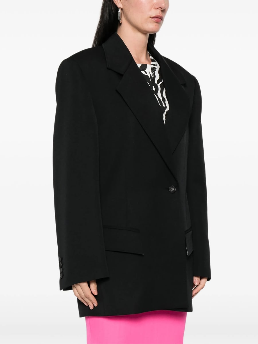 The Attico The Attico Notched-lapels Blazer, view 5