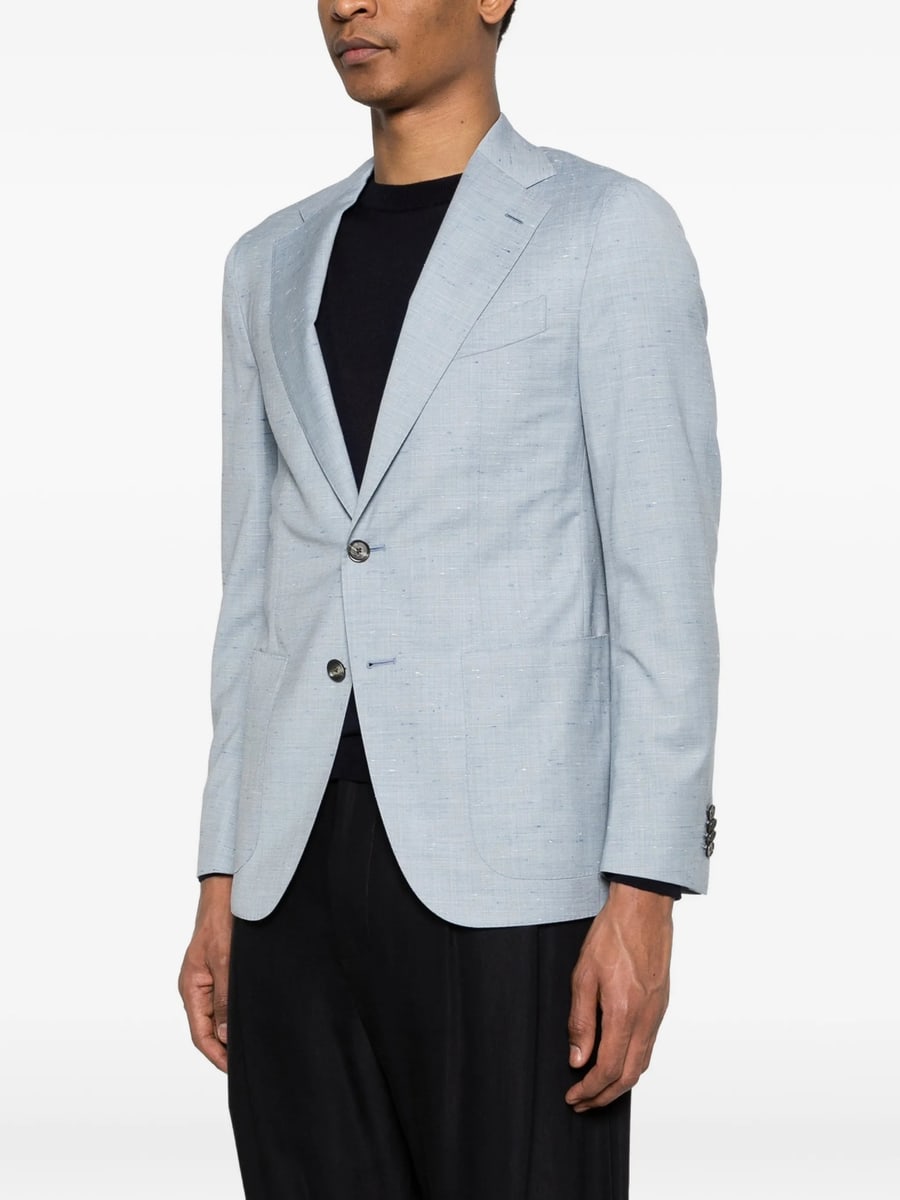 Caruso Caruso Aida Two-button Blazer, view 4