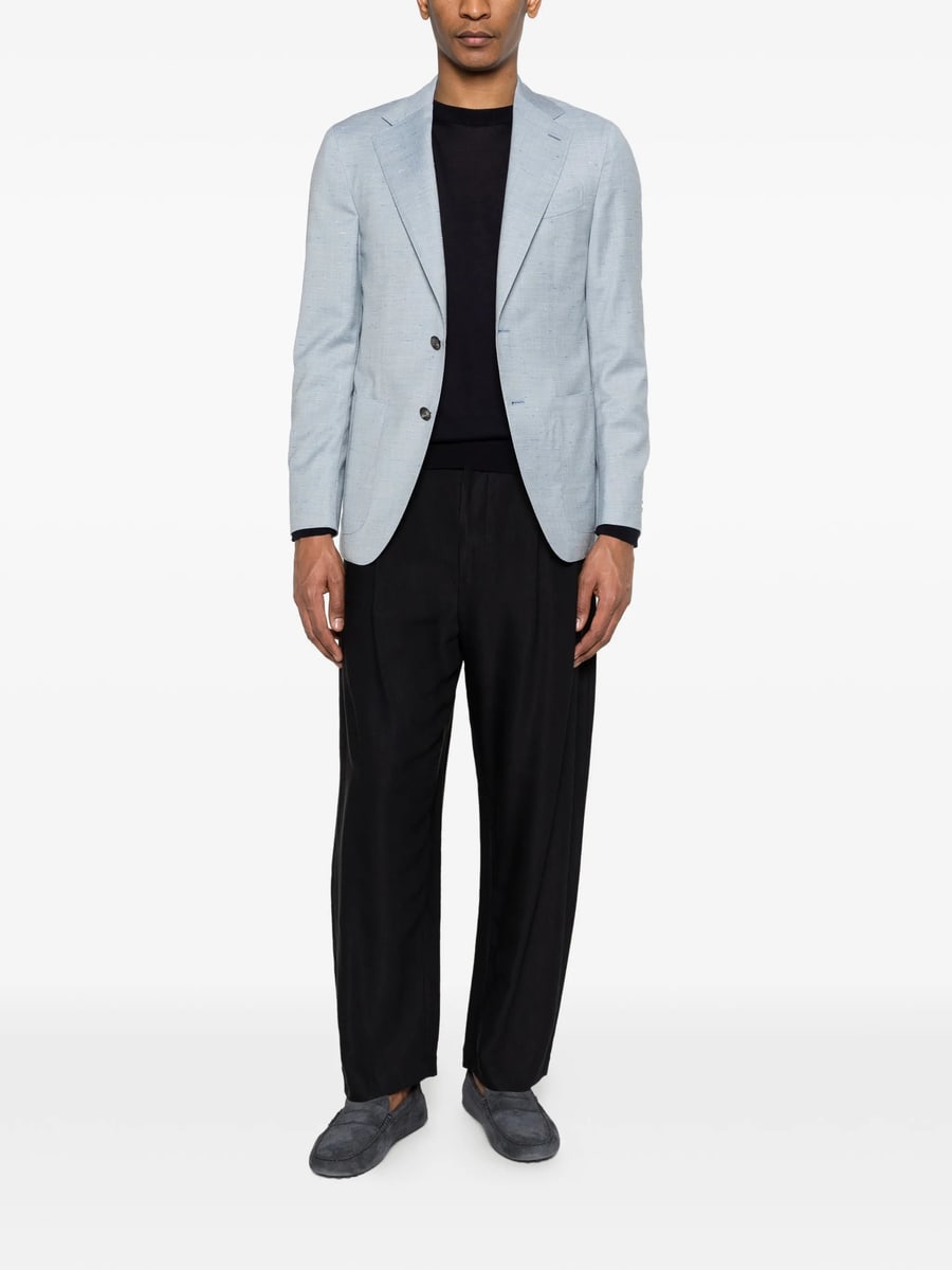 Caruso Caruso Aida Two-button Blazer, view 5