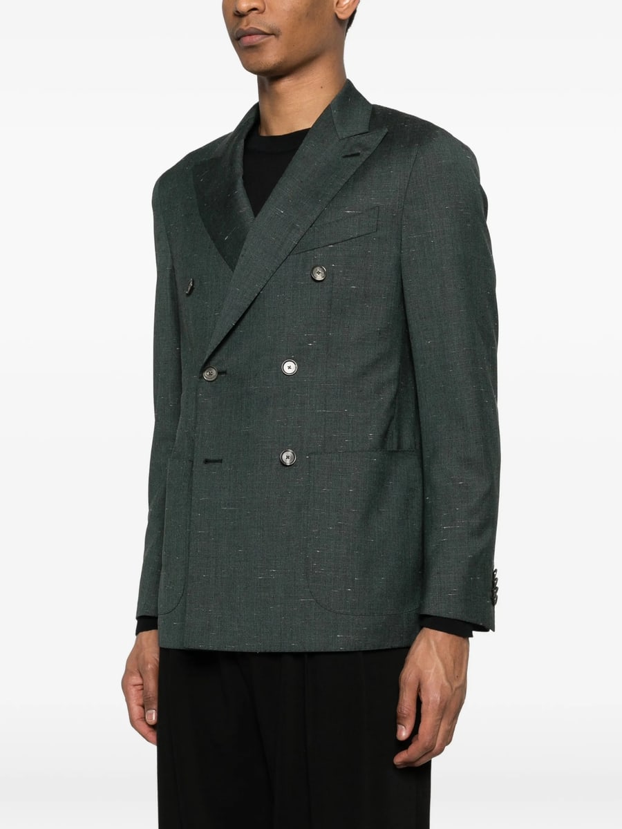 Caruso Caruso Double-breasted Blazer, view 3
