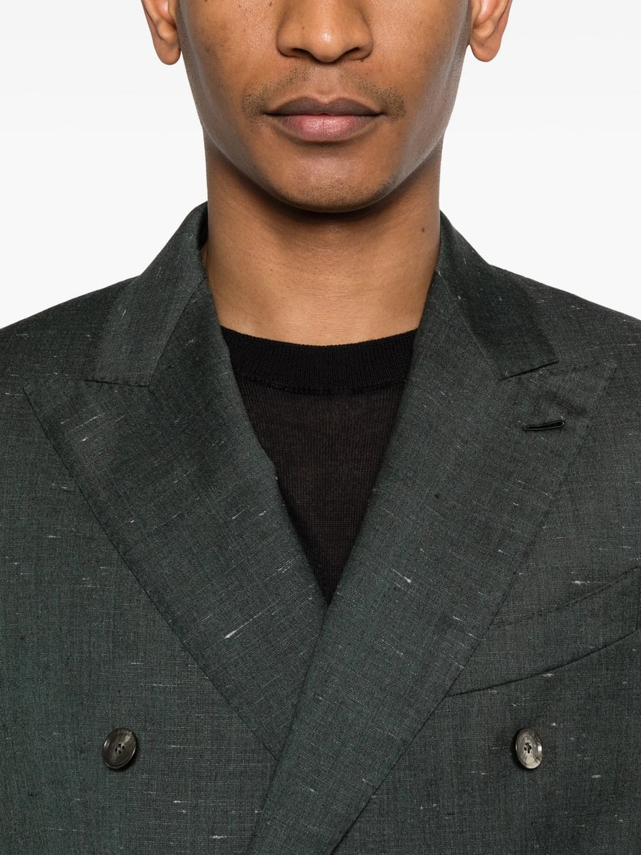 Caruso Caruso Double-breasted Blazer, view 4