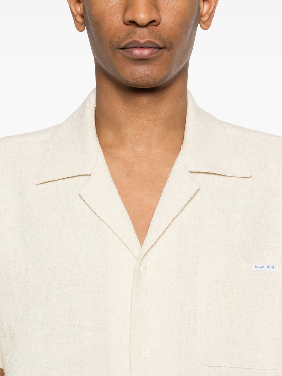 Maison Labiche Maison Labiche Logo-patch Shirt, view 4