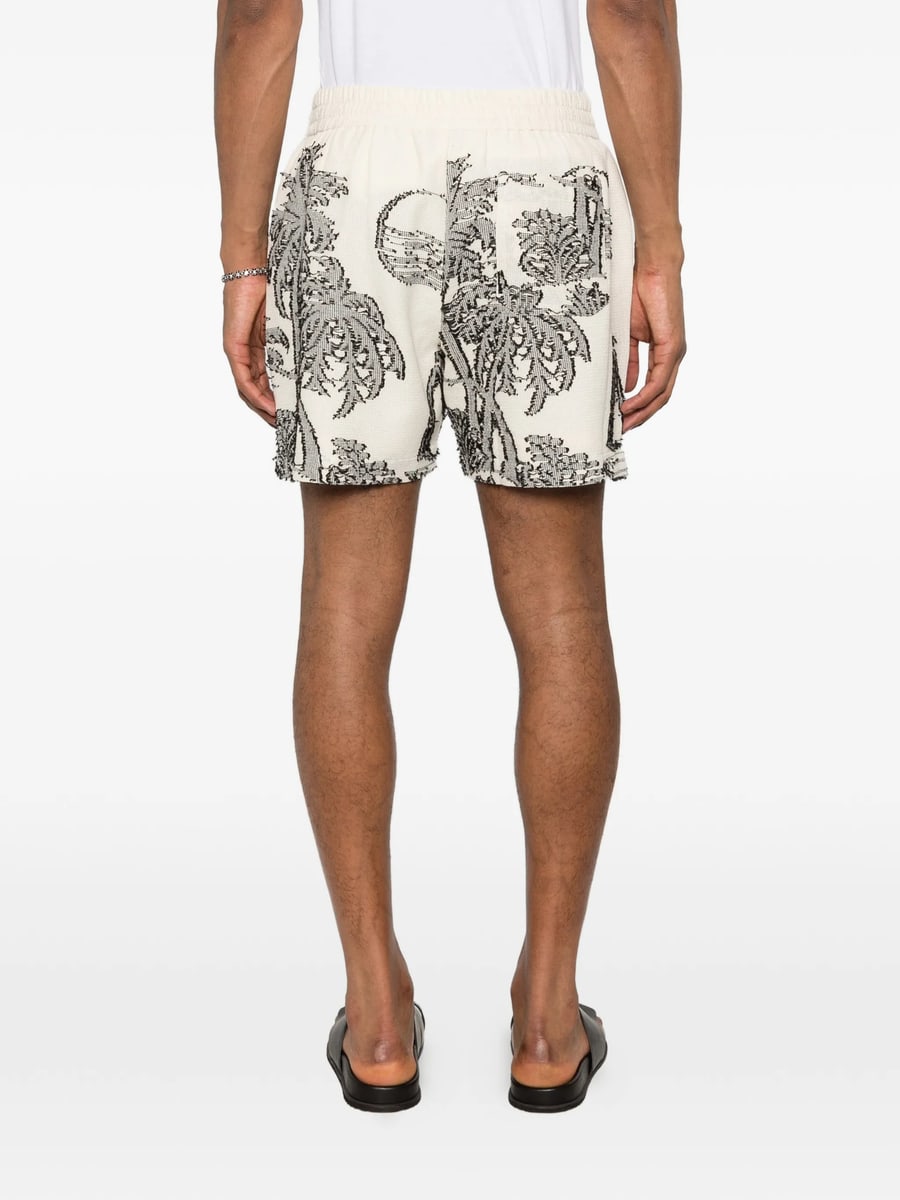 Maison Labiche Maison Labiche Tree-embroidered Shorts, view 2