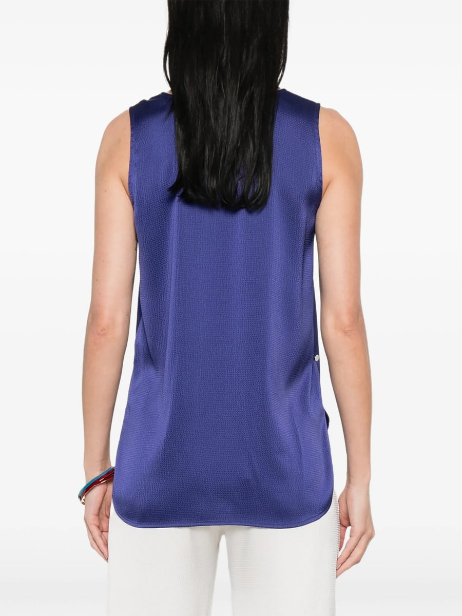 Calvin Klein Calvin Klein Logo-appliqué Blouse, view 4