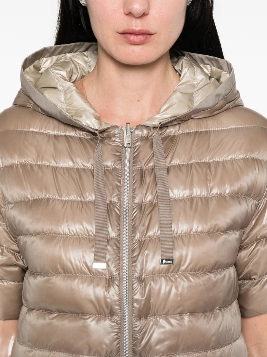 Herno Herno Short-sleeve Hooded Jacket, view 3