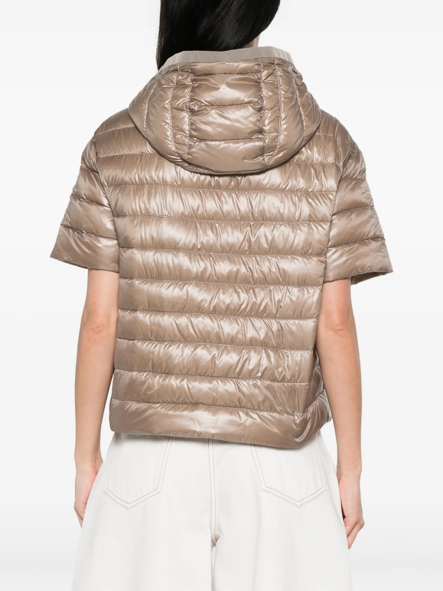 Herno Herno Short-sleeve Hooded Jacket, view 4