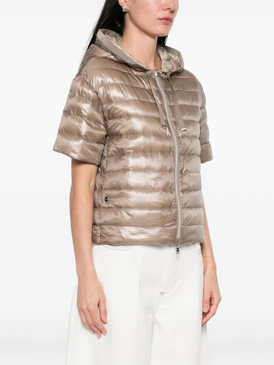 Herno Herno Short-sleeve Hooded Jacket, view 5