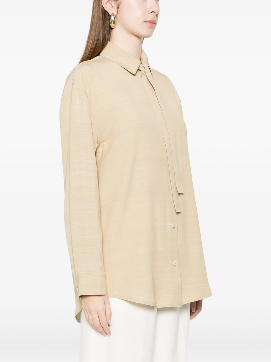 Herno Herno Tie-neck Shirt, view 2