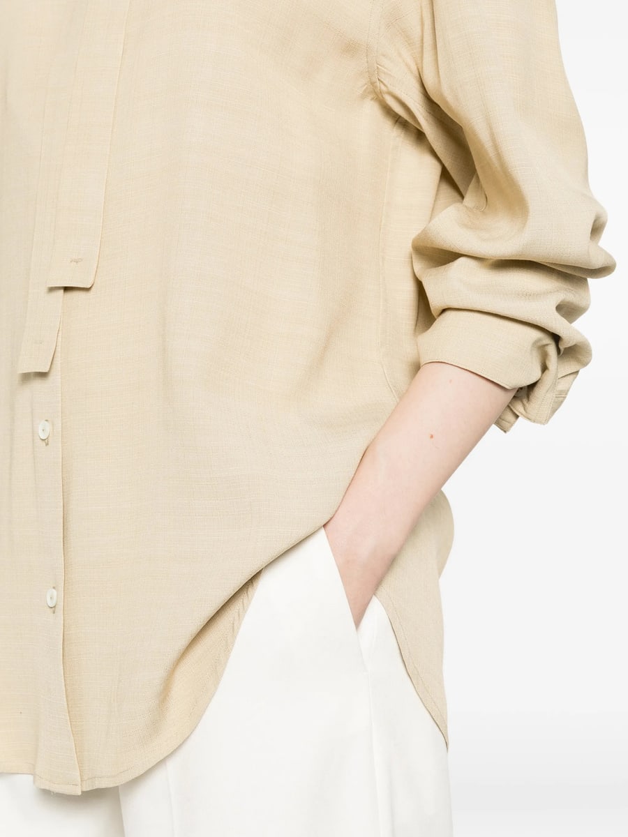 Herno Herno Tie-neck Shirt, view 3