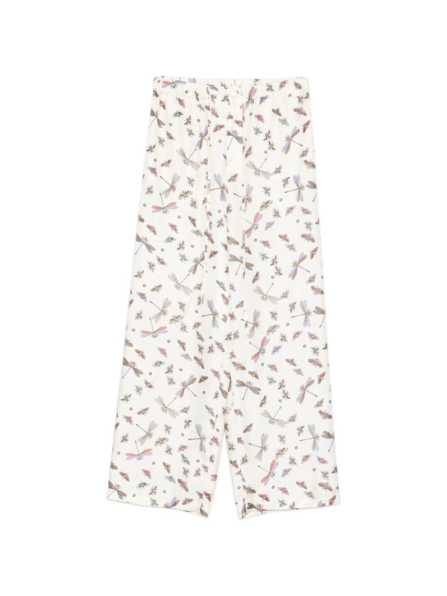 Gucci Gucci Dragonfly-print Trousers
