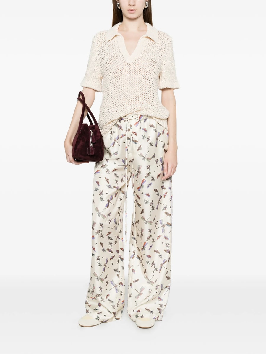 Gucci Gucci Dragonfly-print Trousers, view 3