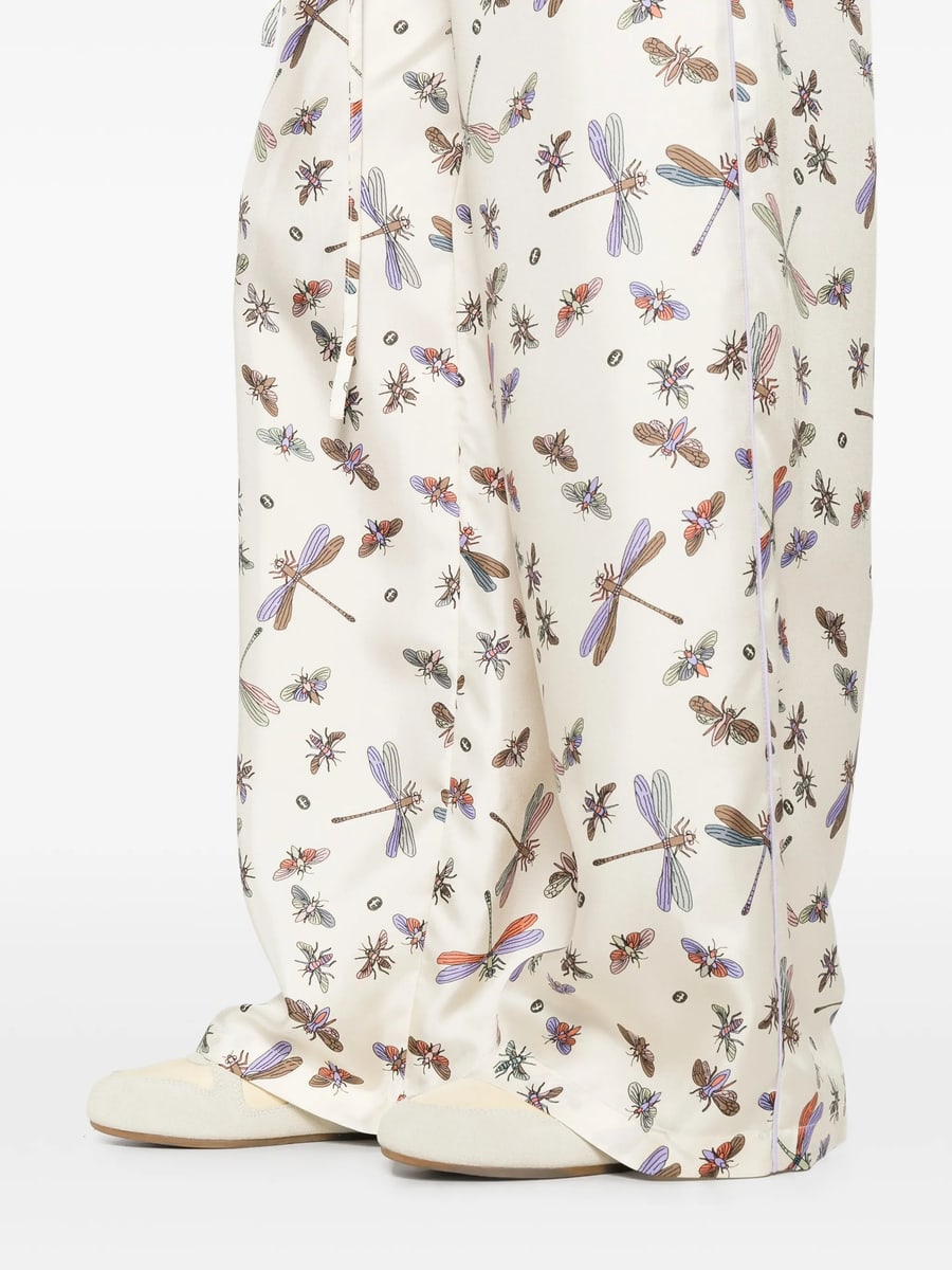 Gucci Gucci Dragonfly-print Trousers, view 5