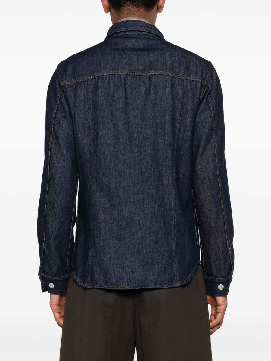 Dries Van Noten Dries Van Noten Buttoned Denim Shirt, view 3
