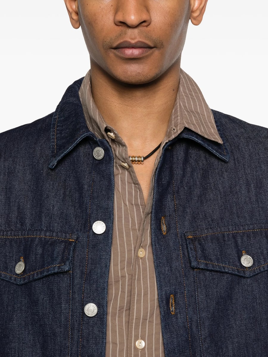Dries Van Noten Dries Van Noten Buttoned Denim Shirt, view 5