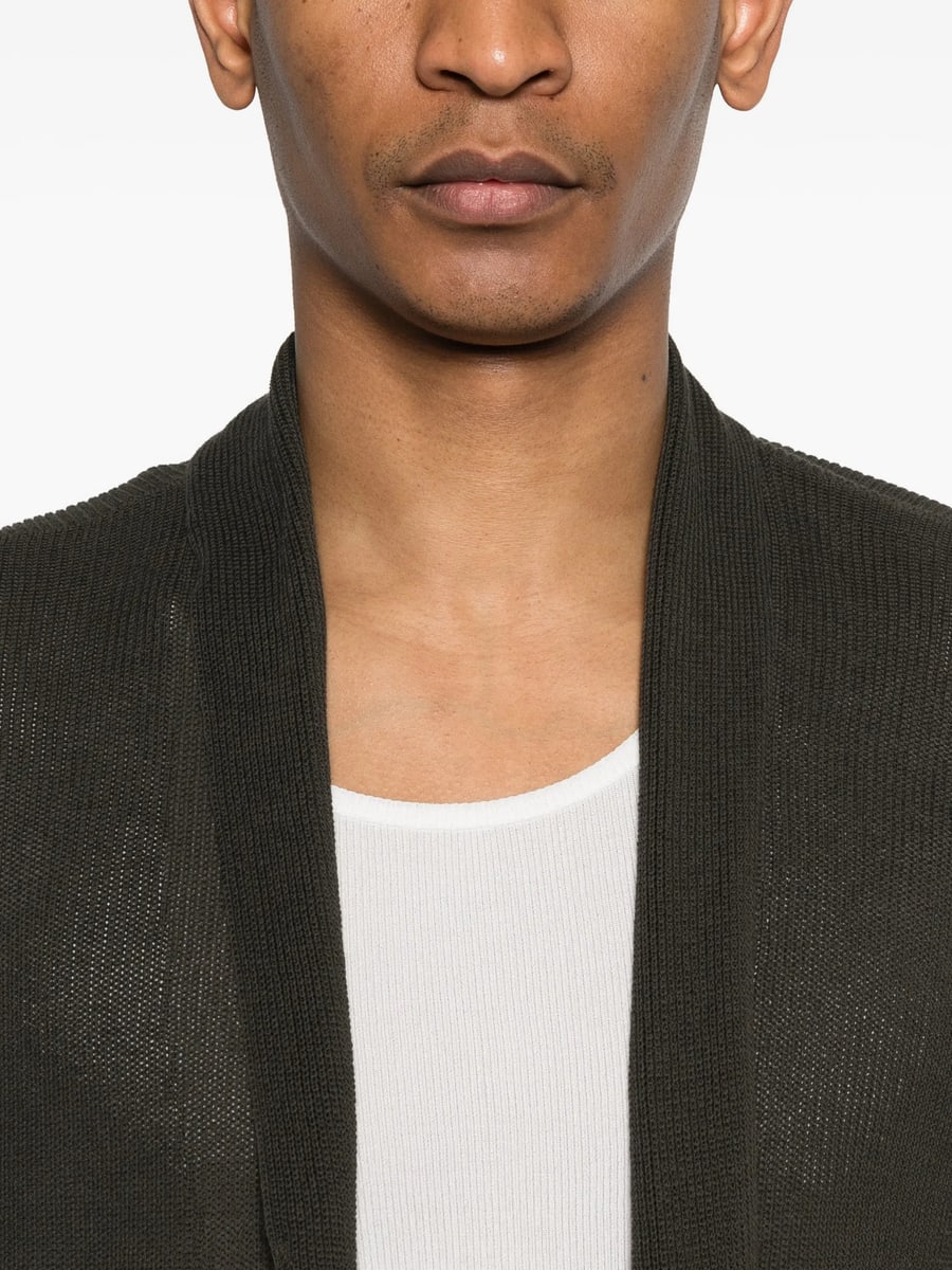 Roberto Collina Roberto Collina Open-front Cardigan, view 3