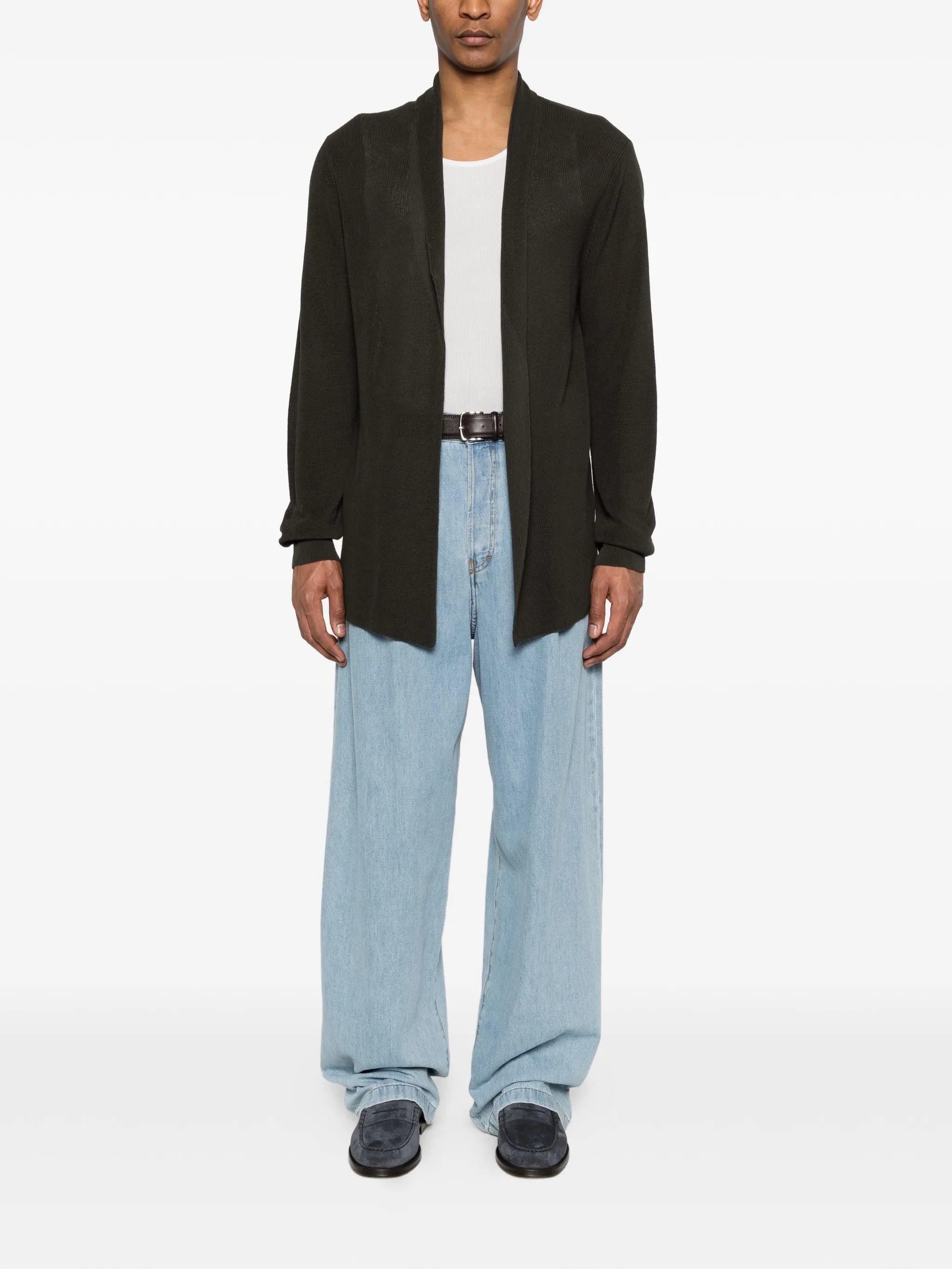 Roberto Collina Roberto Collina Open-front Cardigan, view 2