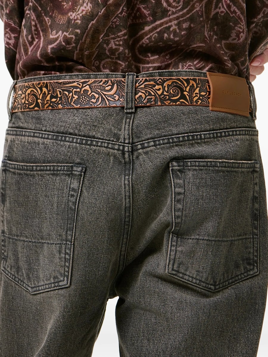 Our Legacy Our Legacy Leather Belt, view 3