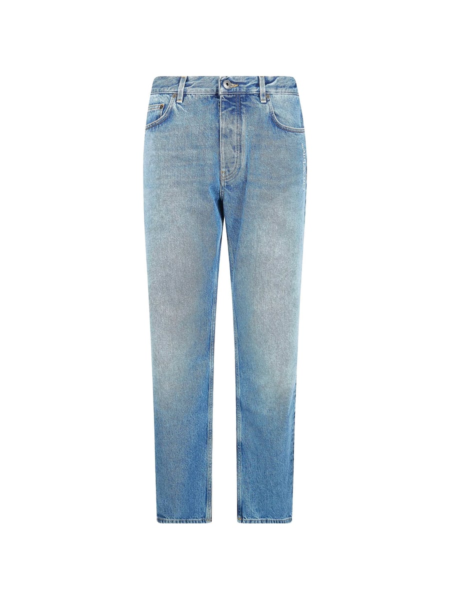 Off-White Off-white Half Arrow Motif Jeans