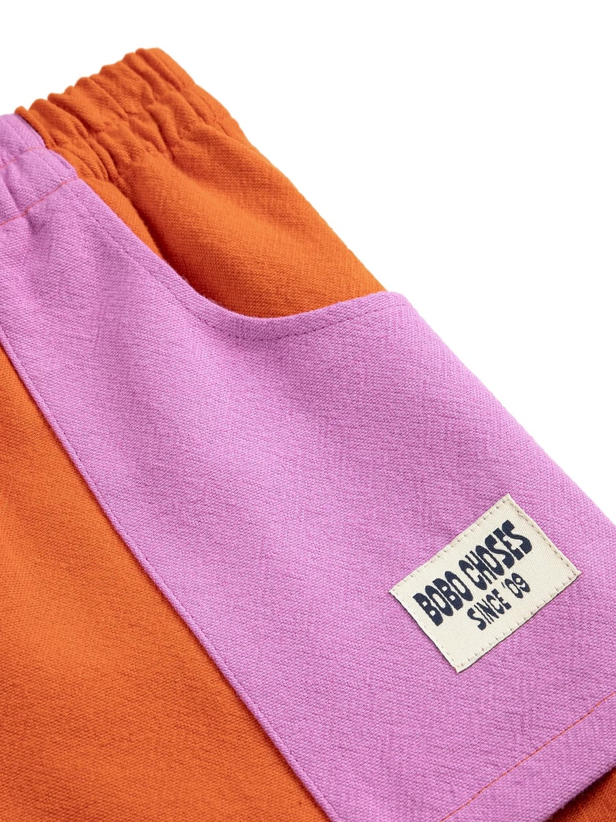 Bobo Choses Bobo Choses Colourblock Pocket Shorts, view 3