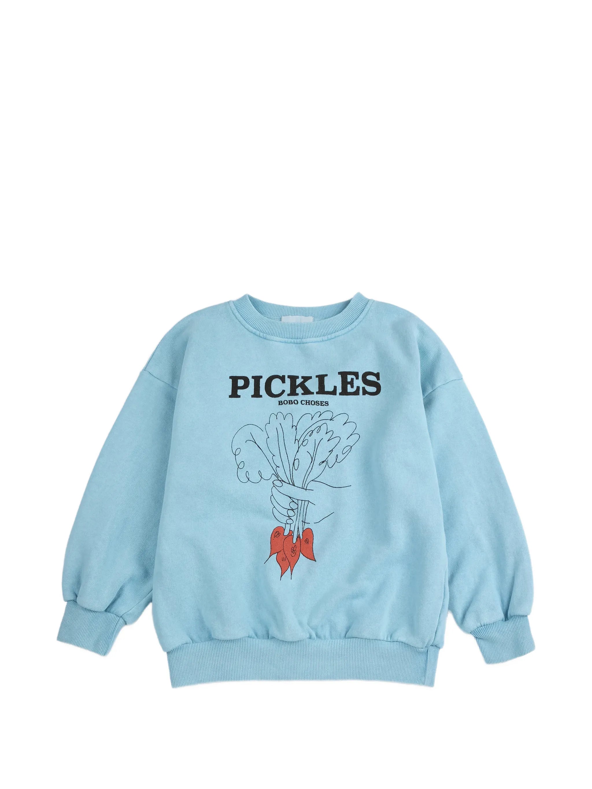 Bobo Choses Bobo Choses Bunch Of Vegetables Ribbed Sweatshirt