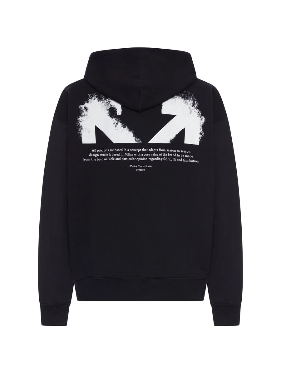 Off-White Off-white Drawstring Hooded Sweatshirt, view 2