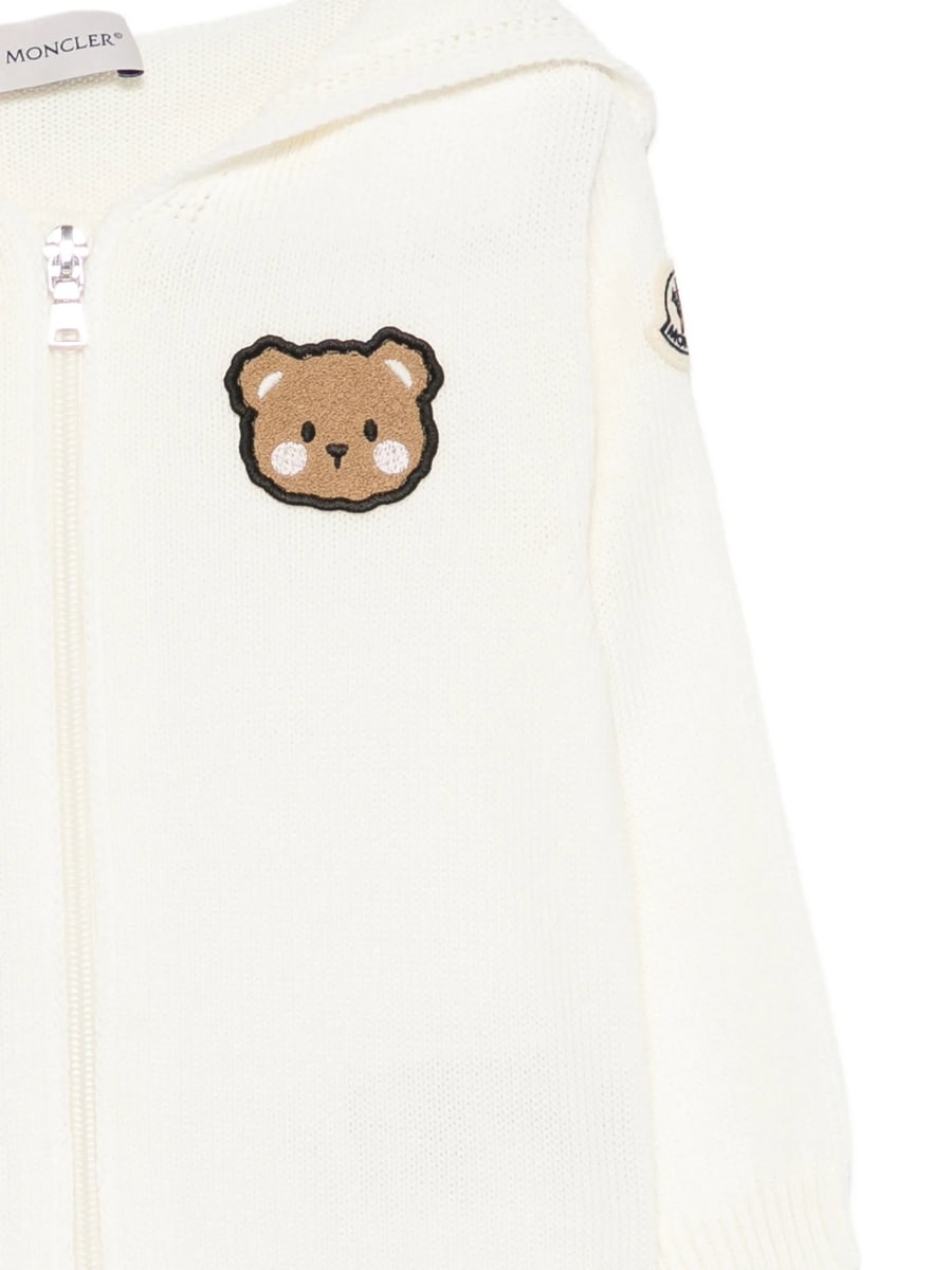Moncler Moncler Bear-appliqué Cardigan, view 2
