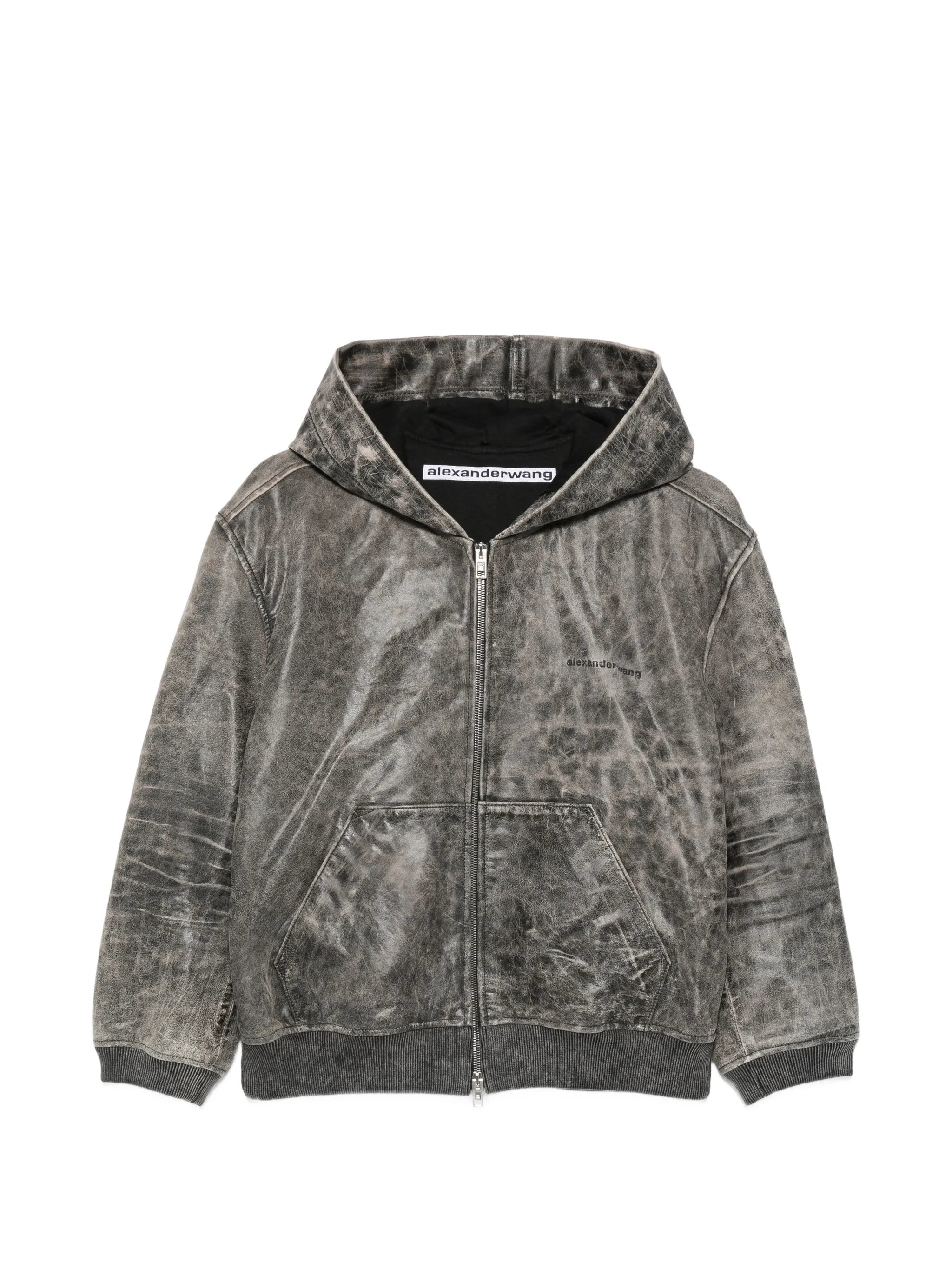 Alexander Wang Alexander Wang Hooded Zip-up Jacket