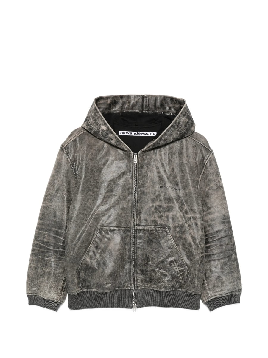 Alexander Wang Alexander Wang Hooded Zip-up Jacket