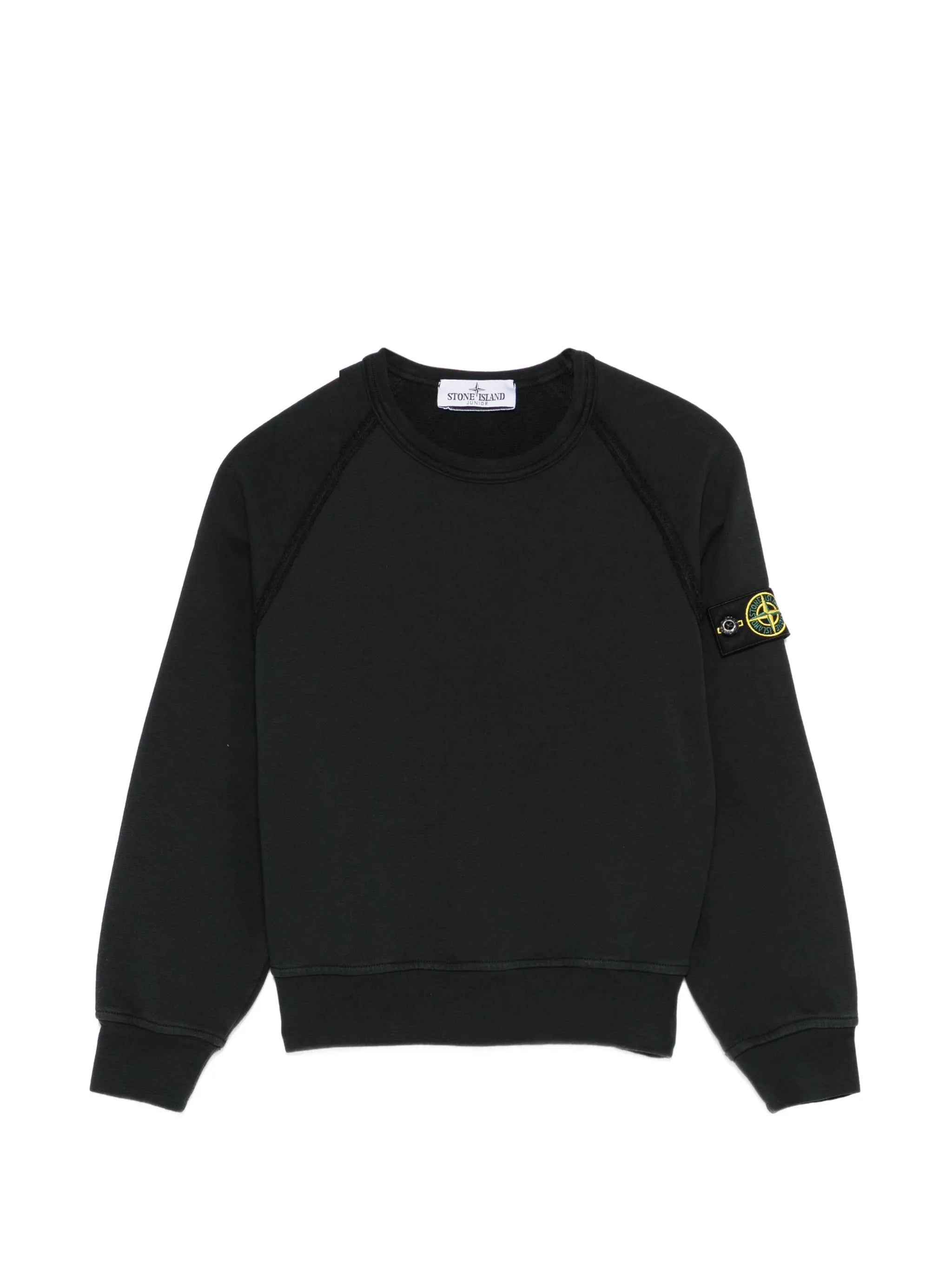 Stone Island Stone Island Round-neck Logo-patch Sweatshirt