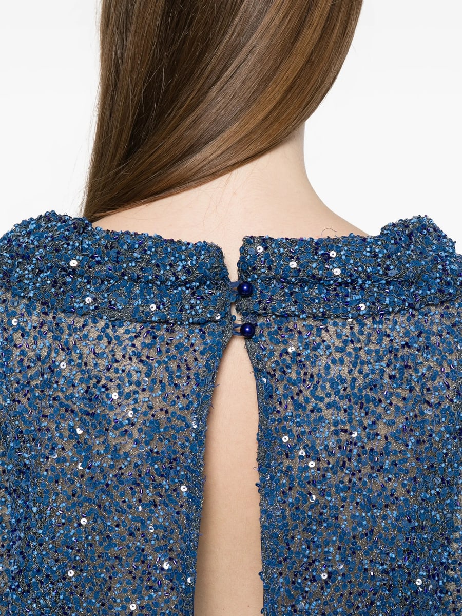 Fely Campo Fely Campo Sequin Embellished Blouse, view 3