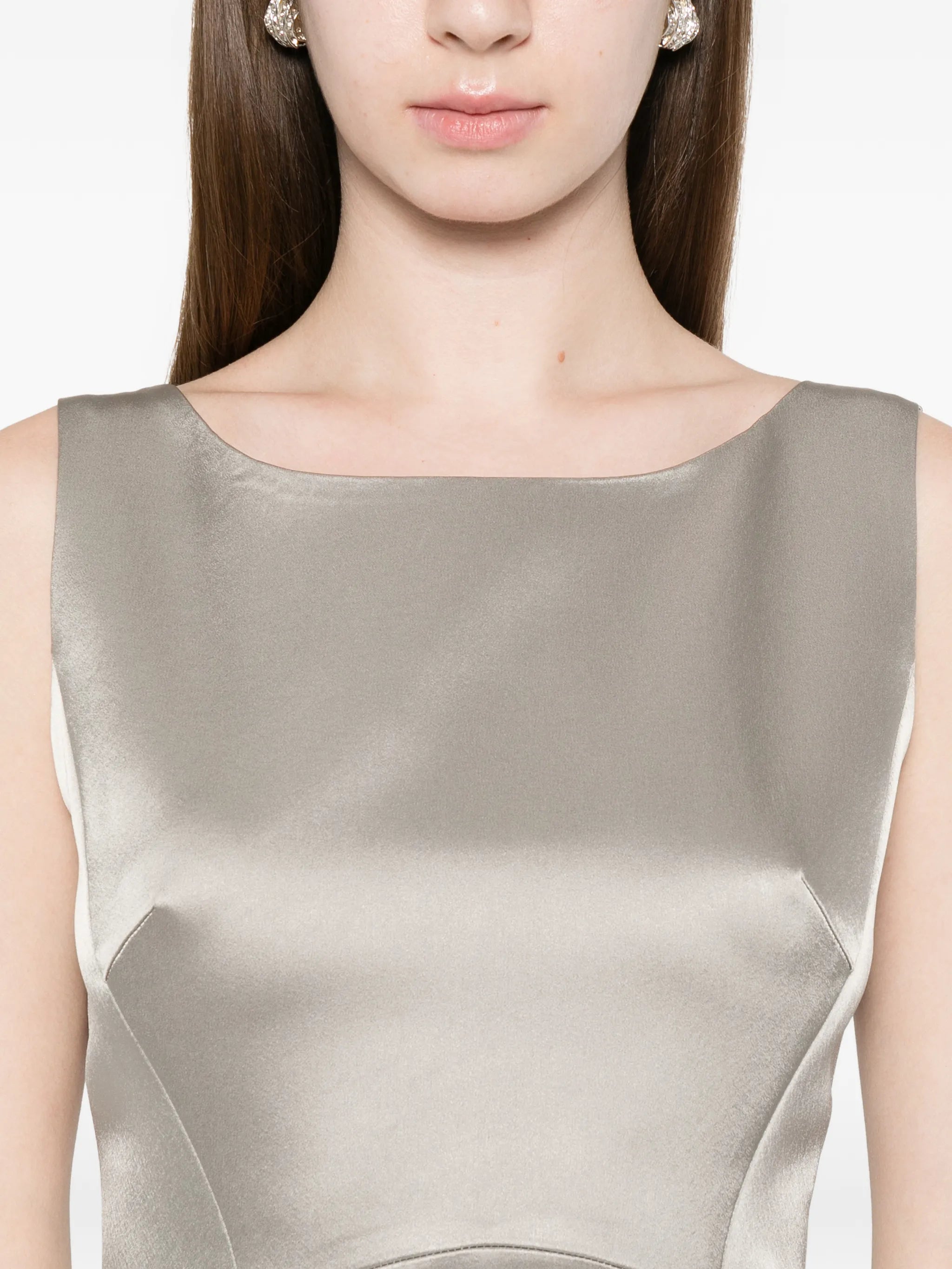 Fely Campo Fely Campo Boat Neck Dress, view 2