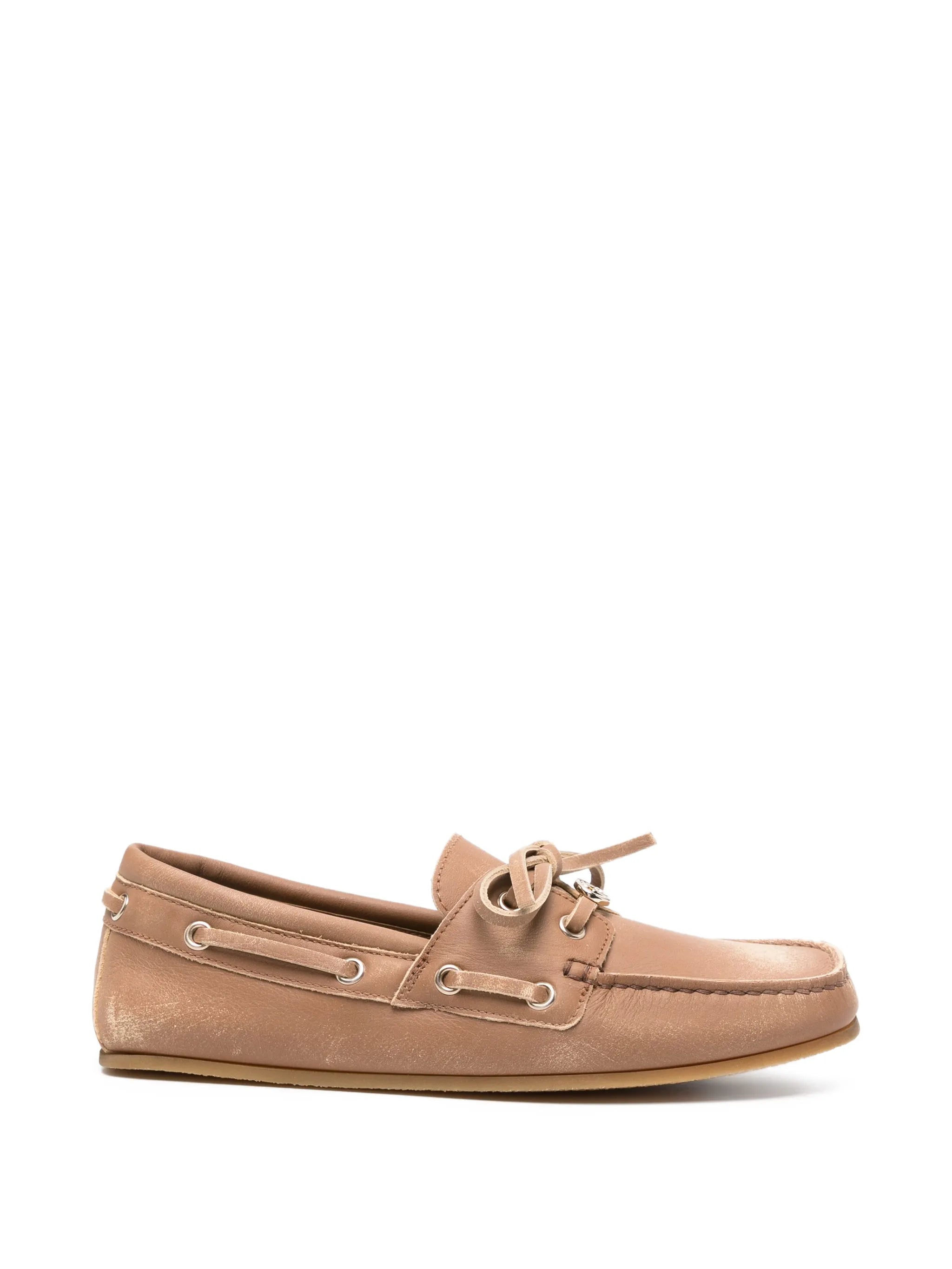 Gucci Gucci Interlocking G-detail Boat Shoes
