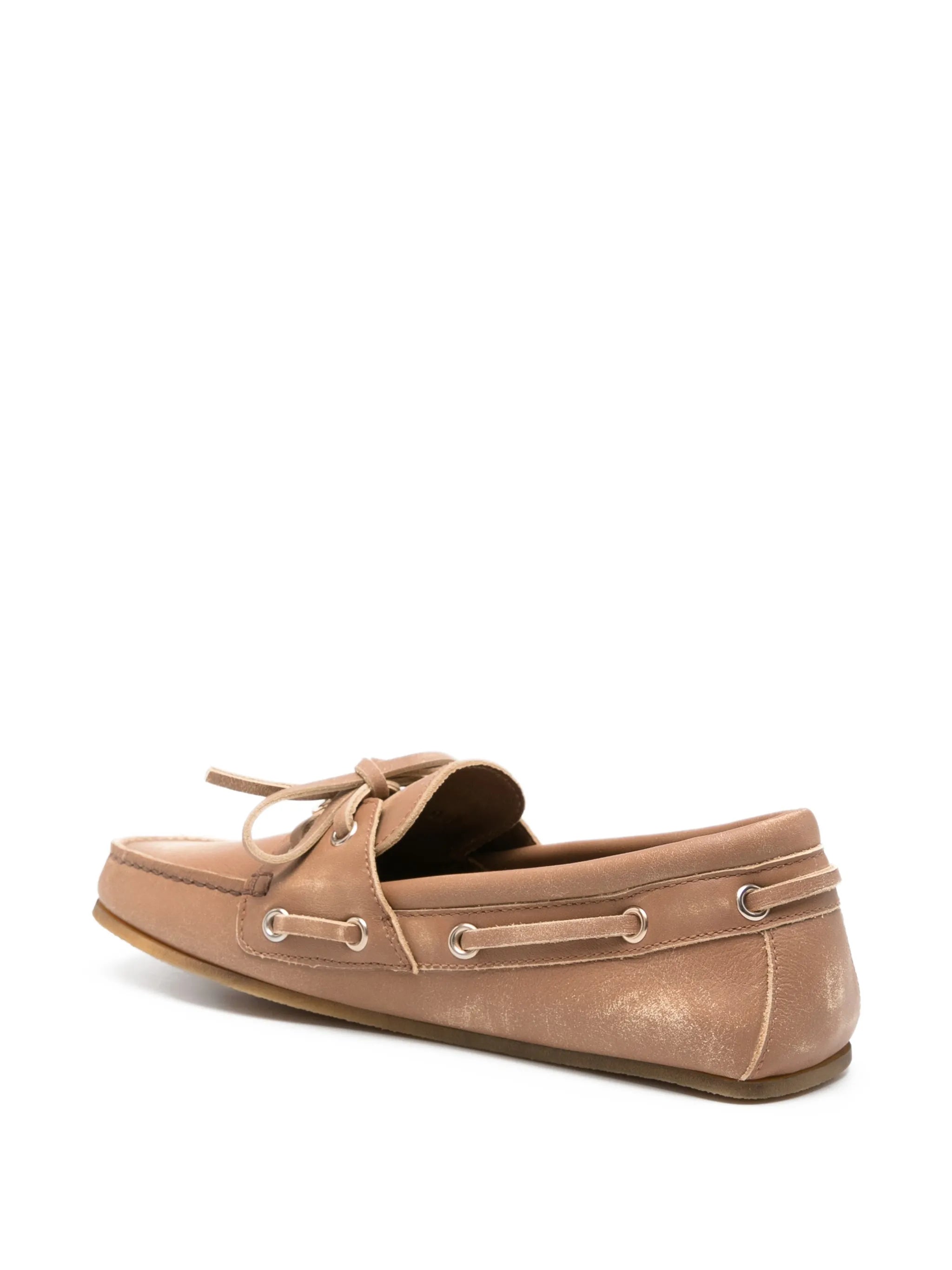 Gucci Gucci Interlocking G-detail Boat Shoes, view 2